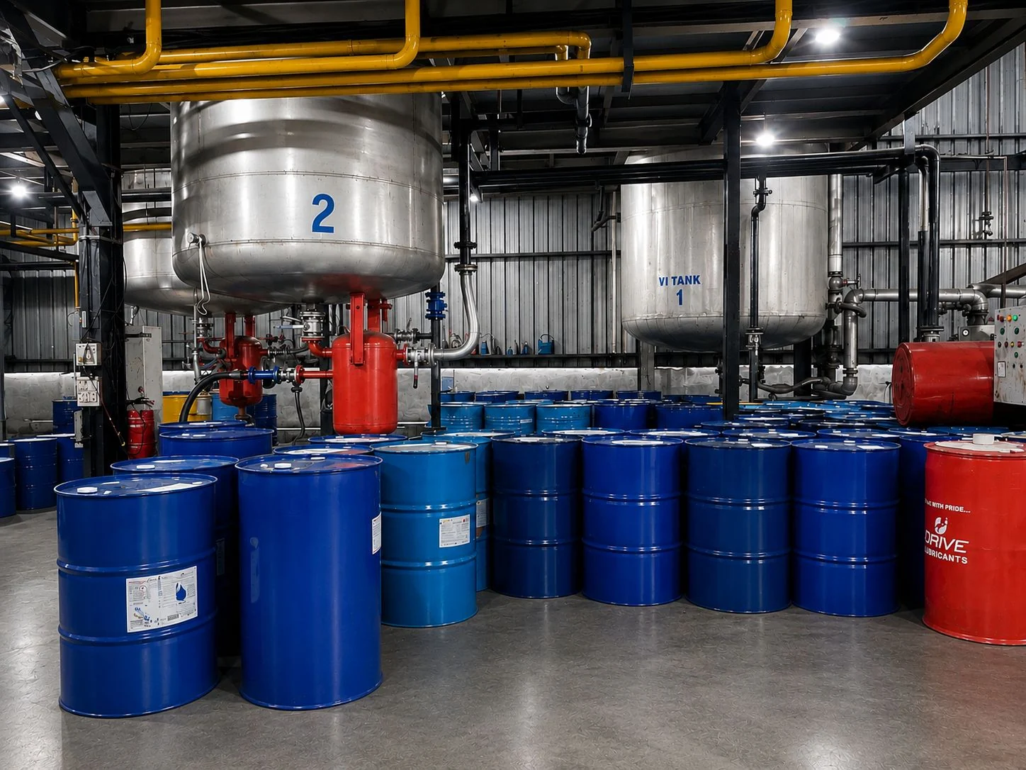 Goldtap lubricant production hall