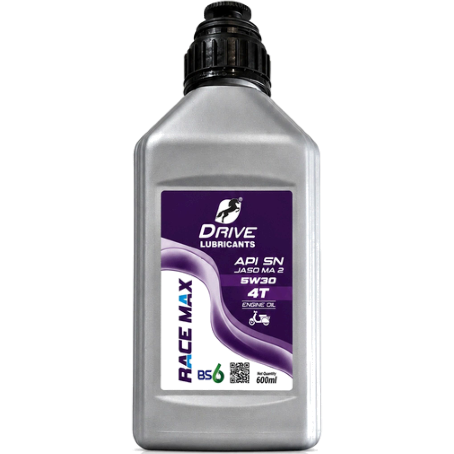 Drive Race Max 5W30 4T — Synthetic Blend Engine Oil for 4T Scooters by Goldtap